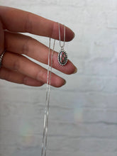 Load image into Gallery viewer, Checkerboard Oval Pendant MTO