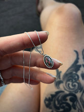 Load image into Gallery viewer, Checkerboard Oval Pendant MTO
