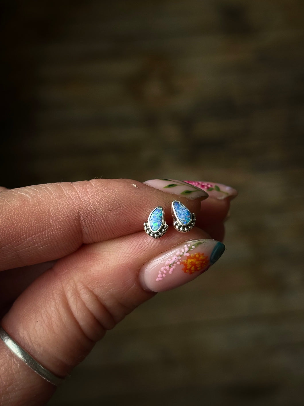 Opal Studs