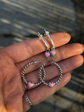 Load image into Gallery viewer, Sweetheart Twist Hoops MTO
