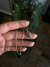 Load image into Gallery viewer, Checkerboard Oval Pendant MTO
