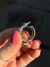 Load image into Gallery viewer, Sweetheart Charm Hoops MTO
