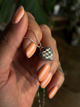 Load image into Gallery viewer, Checkerboard Heart Pendant
