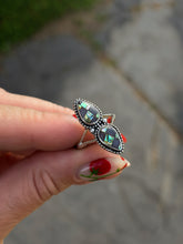 Load image into Gallery viewer, Intarsia Checkerboard Ring | size 7
