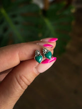 Load image into Gallery viewer, Turquoise Heart Studs
